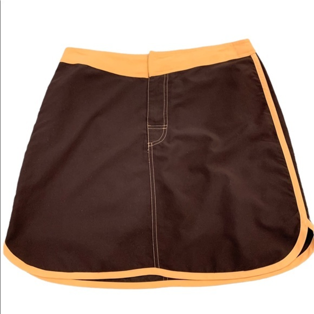 Mooloolaba Women‎ Brown Orange Active Skirt M Australian Label